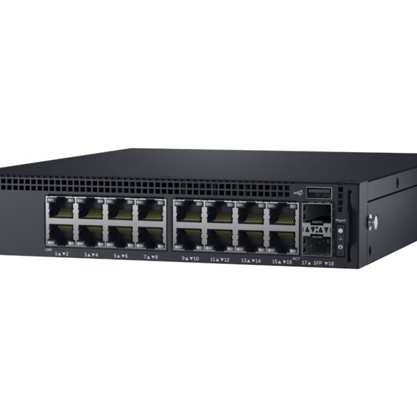 Dell Networking X1018 Smart Web Managed Switch 16-Port 1GbE