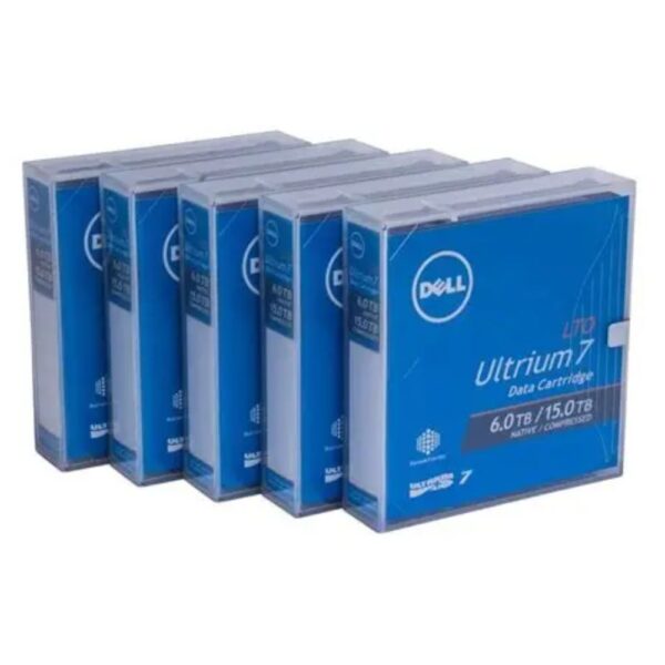Dell LTO-7 Tape Media Cartridges - 5 Pack
