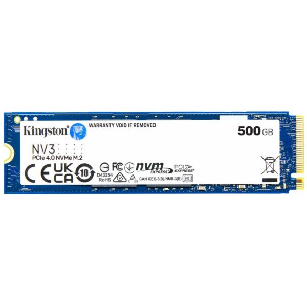 Kingston NV3 500GB M.2 2280 PCIe 4.0 NVMe SSD